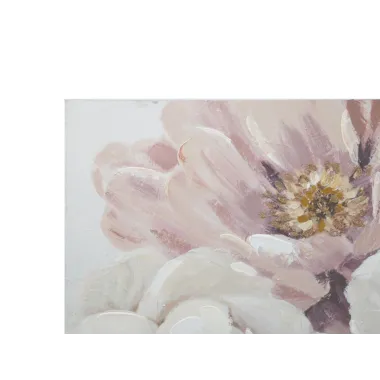 Malowany Obraz na Płótnie SOFT FLOWER 100X3,7X80 cm